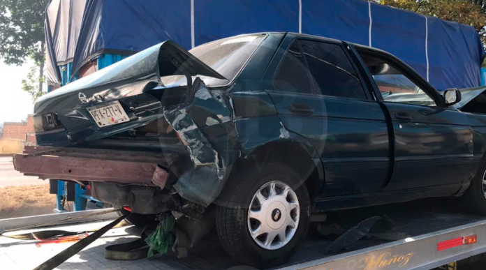 Colisionan tres autos en la salida a Quiroga