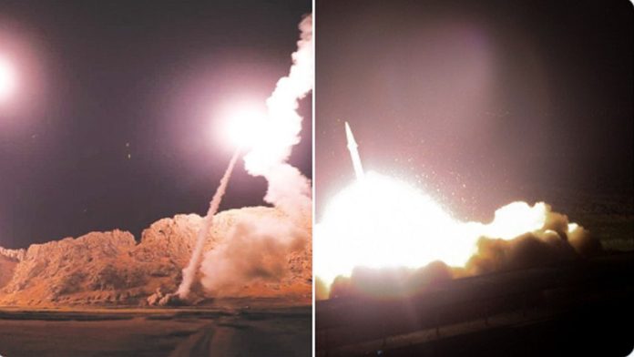 Video: Irán ataca con misiles a base aérea de Estados Unidos