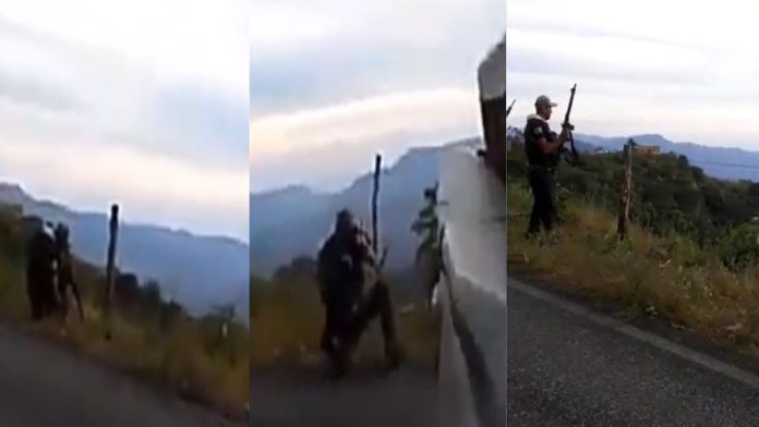 Video: Sicarios del CJNG se graban durante presunta emboscada a elementos de la Guardia Nacional en Michoacán