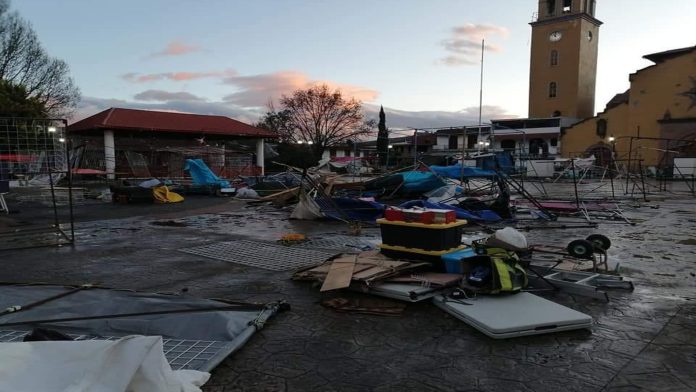 Bajas temperaturas y fuertes vientos en Michoacán alertan a Protección Civil