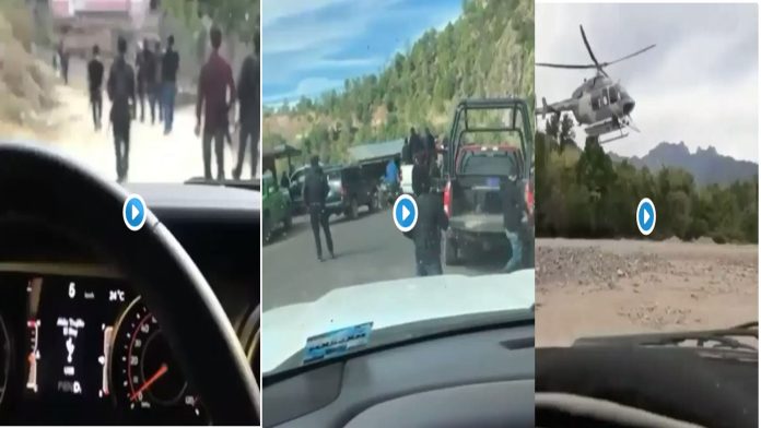 Video: Sicarios del Cártel de Sinaloa se graban haciendo retenes