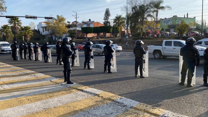 Despliega SSP dispositivo vial, en Morelia