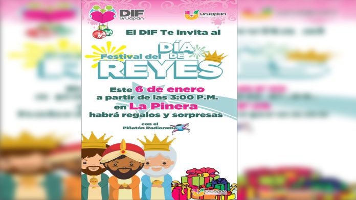 Invita DIF Municipal al Festival del Día de Reyes