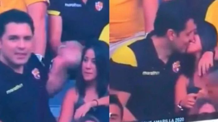 Video Viral: Kiss Cam pone en evidencia presunta infidelidad
