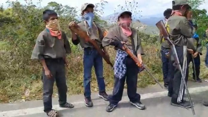 Hartos del crimen organizado, pobladores de guerrero reclutan niños para combatir la delincuencia