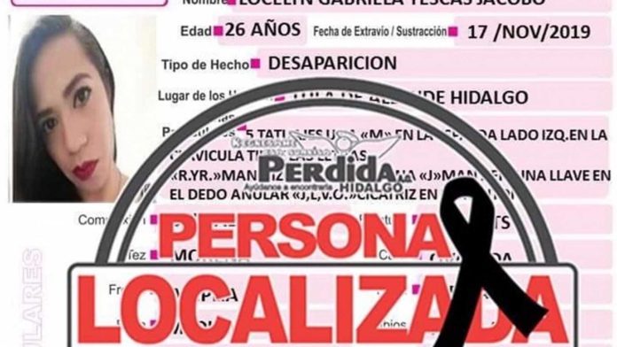 Fue a la tienda y no regresó; tras dos meses desaparecida es hallada muerta