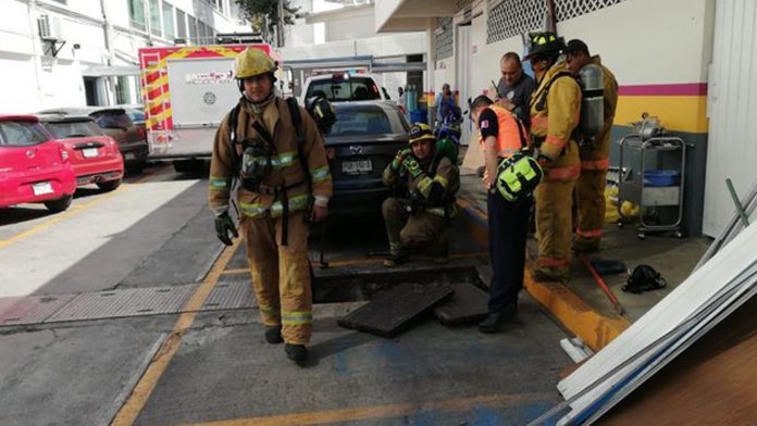 Reportan fuga de gas en el Hospital Civil