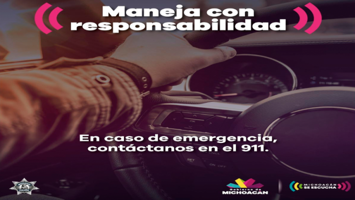 Recomienda SSP adoptar medidas de prevención al manejar por carretera