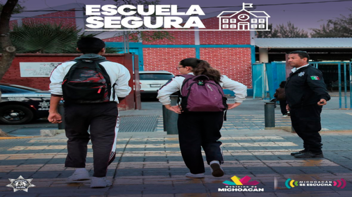 Mantiene SSP acciones preventivas en planteles educativos