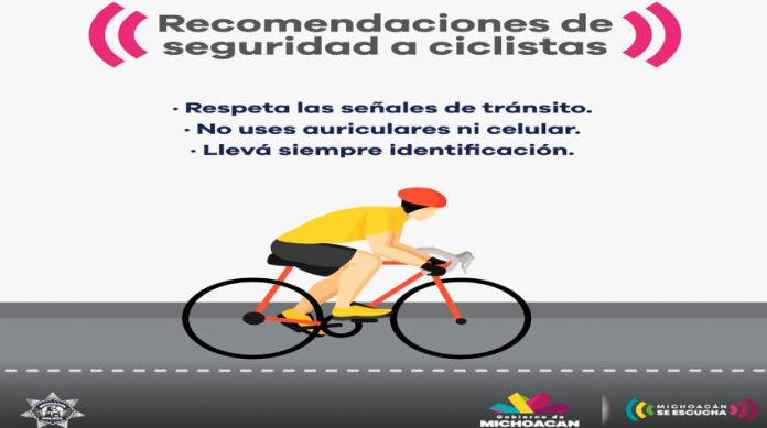 Fomenta SSP medidas de protección para ciclistas