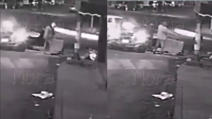 VIDEO (+18): Captan a sicarios ejecutando a jóvenes en una banqueta
