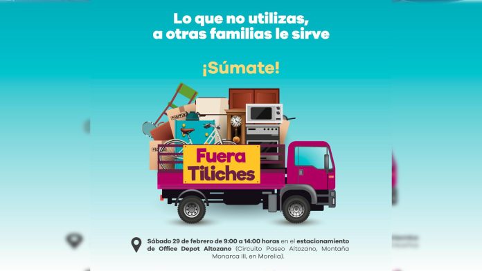Este sábado, “Fuera Tiliches” recibirá donaciones en Altozano