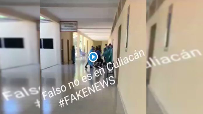 Video sobre caso de coronavirus en Culiacán es falso