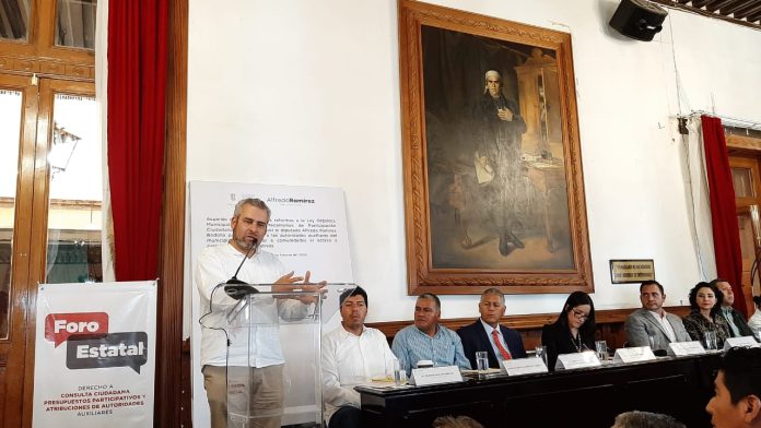 Alfredo Ramírez busca participación ciudadana en el uso de recursos públicos