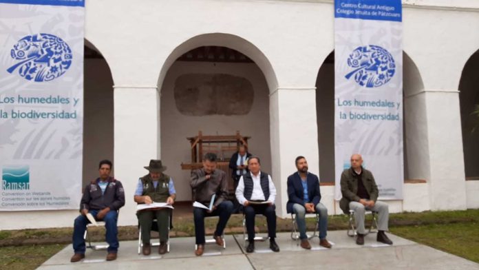 Pátzcuaro celebra el Día Mundial de los Humedales; continúan con las acciones del rescate del Lago