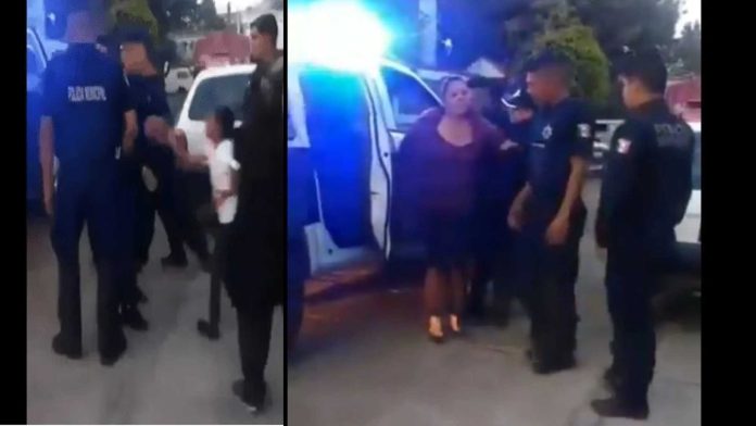 Video: Policías detienen a mujer con cáncer porque estaba vendido nieves en la vía pública