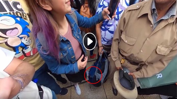Video: Captan a hombre grabando debajo de la falda de una mujer durante video de Luisito Comunica