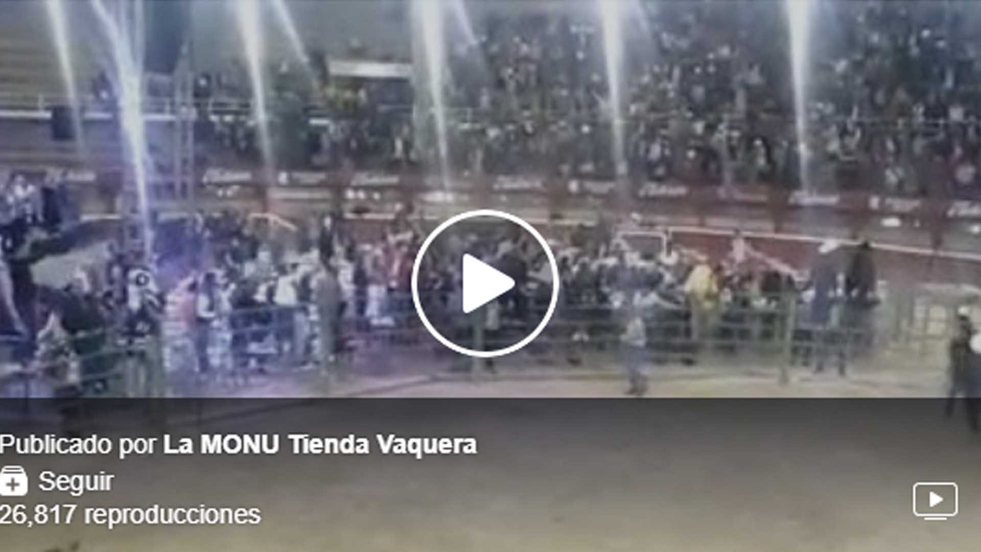 Video: Toro se brinca valla en la Monumental de Morelia Video: Toro se brinca valla en la Monumental de Morelia