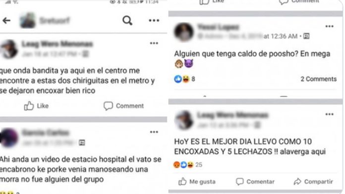 En México: Acosadores sexuales compartían experiencias y estrategias a través de un grupo de Facebook; Fiscalía ya investiga