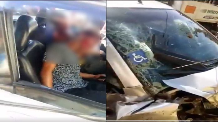 VIDEO (+18): Ladrones chocan tras robar auto a discapacitado; no sabían que el freno estaba en el volante