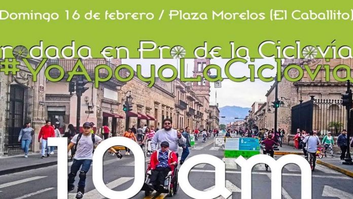 Convocan rodada en pro de la ciclovía dominical