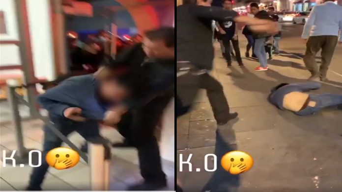 VIDEO (+18): Presunto guardia de seguridad le da una golpiza a cliente en conocido bar de Morelia