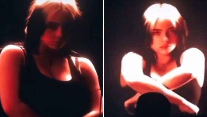 Video: Billie Eilish se quita la blusa como forma de protesta