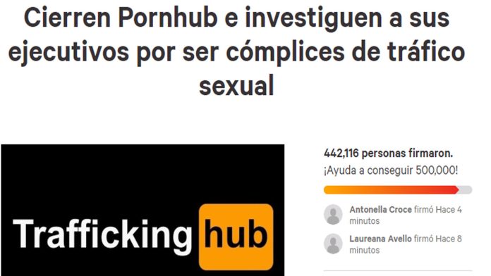Exigen cierre de PornHub por subir videos de violaciones y abuso a menores