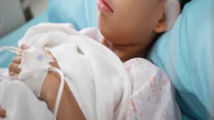 Niño en hospital