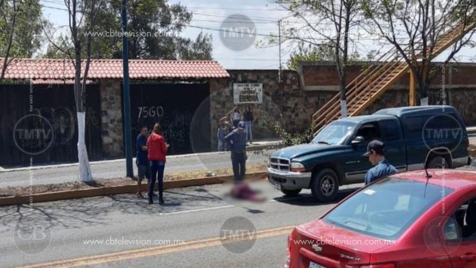 Reportan fémina atropellada sobre Madero Poniente a la altura del Parián