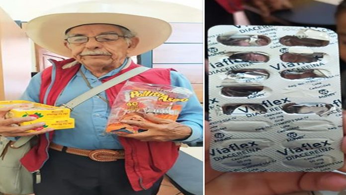 Morelia: Maleantes golpean a abuelito y ahora vende dulces para pagar su medicamento