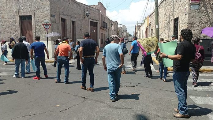 Despliega SSP dispositivo de vialidad, tras manifestación en Morelia