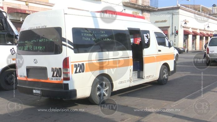 Transportistas pierden hasta el 50% por poca afluencia de clientes