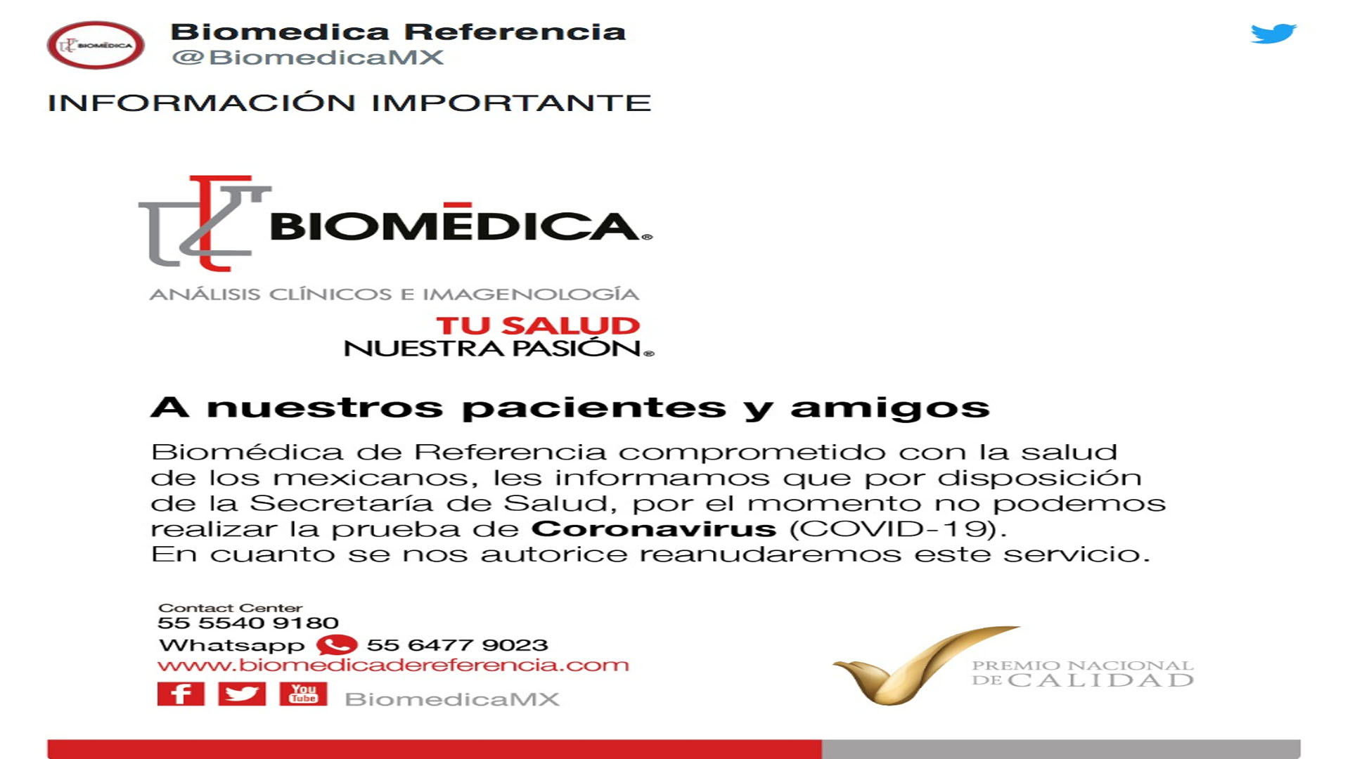 Laboratorios acusan que Salud les prohibió realizar prueba del COVID-19 Laboratorios acusan que Salud les prohibió realizar prueba del COVID-19