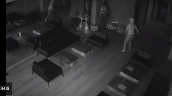 Video: Ladrón entra a robar y sale huyendo tras asustarse con su propio reflejo