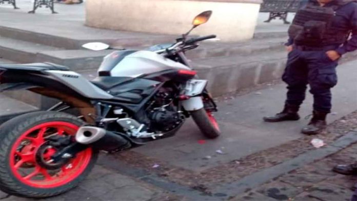 Localiza SSP motocicleta con reporte de robo, en Salvador Escalante