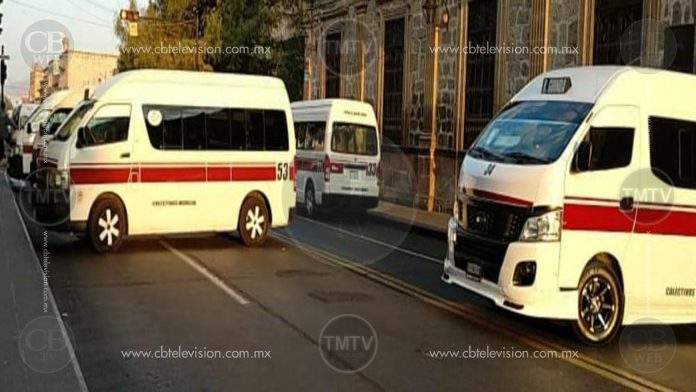 Vigila SSP manifestación en el Centro de Morelia