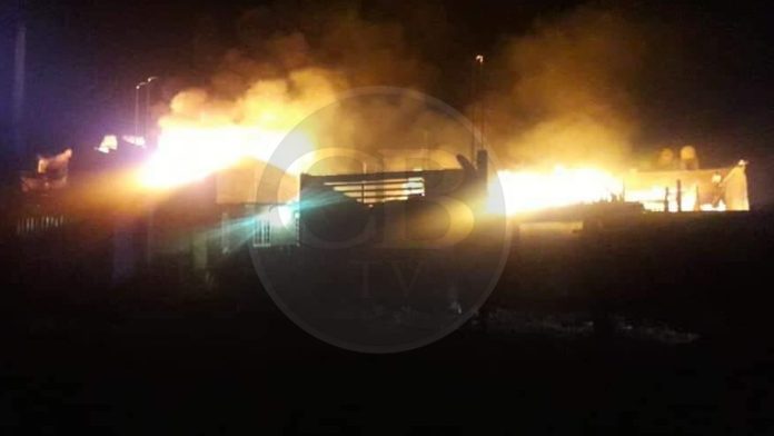 Arden cinco casas humildes en Tarímbaro