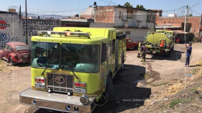 Quema de llantas moviliza a Bomberos de Morelia