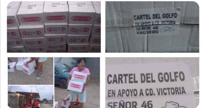 Captan al crimen organizado repartiendo despensas por coronavirus