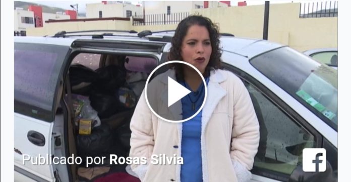 México: Enfermera duerme dentro de su camioneta para proteger a su familia