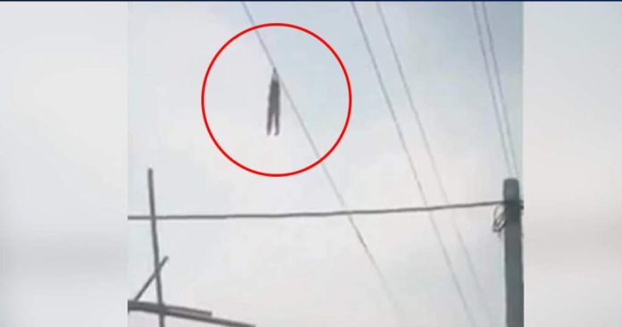 Video: Niña sobrevive tras quedar colgada de un cable de alta tensión