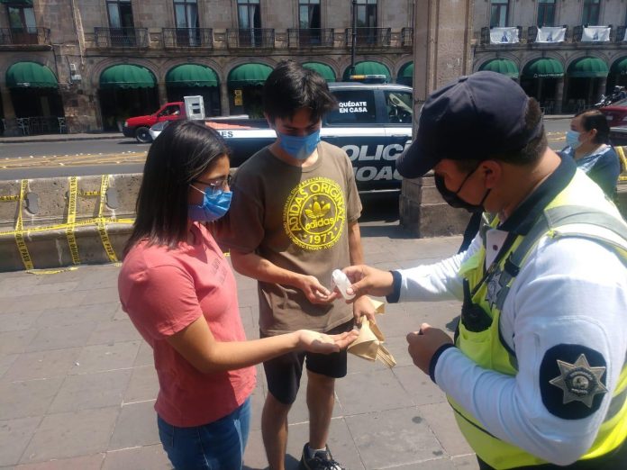 Coadyuva Tránsito del Estado a reforzar el aislamiento obligatorio en Morelia: SSP