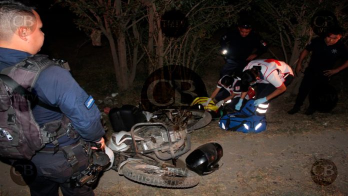 Motociclista herido al chocar con un vehículo en LC