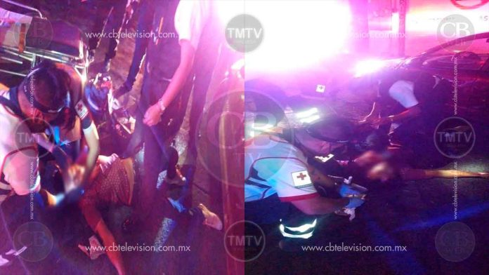Roban auto y balean a pareja en Morelia