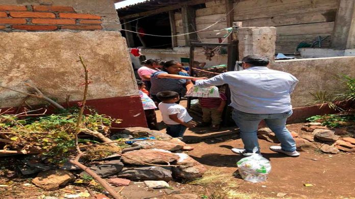 Despliega gobierno de Víctor Báez jornada de Apoyo alimentario para familias en aislamiento domiciliario por COVID-19