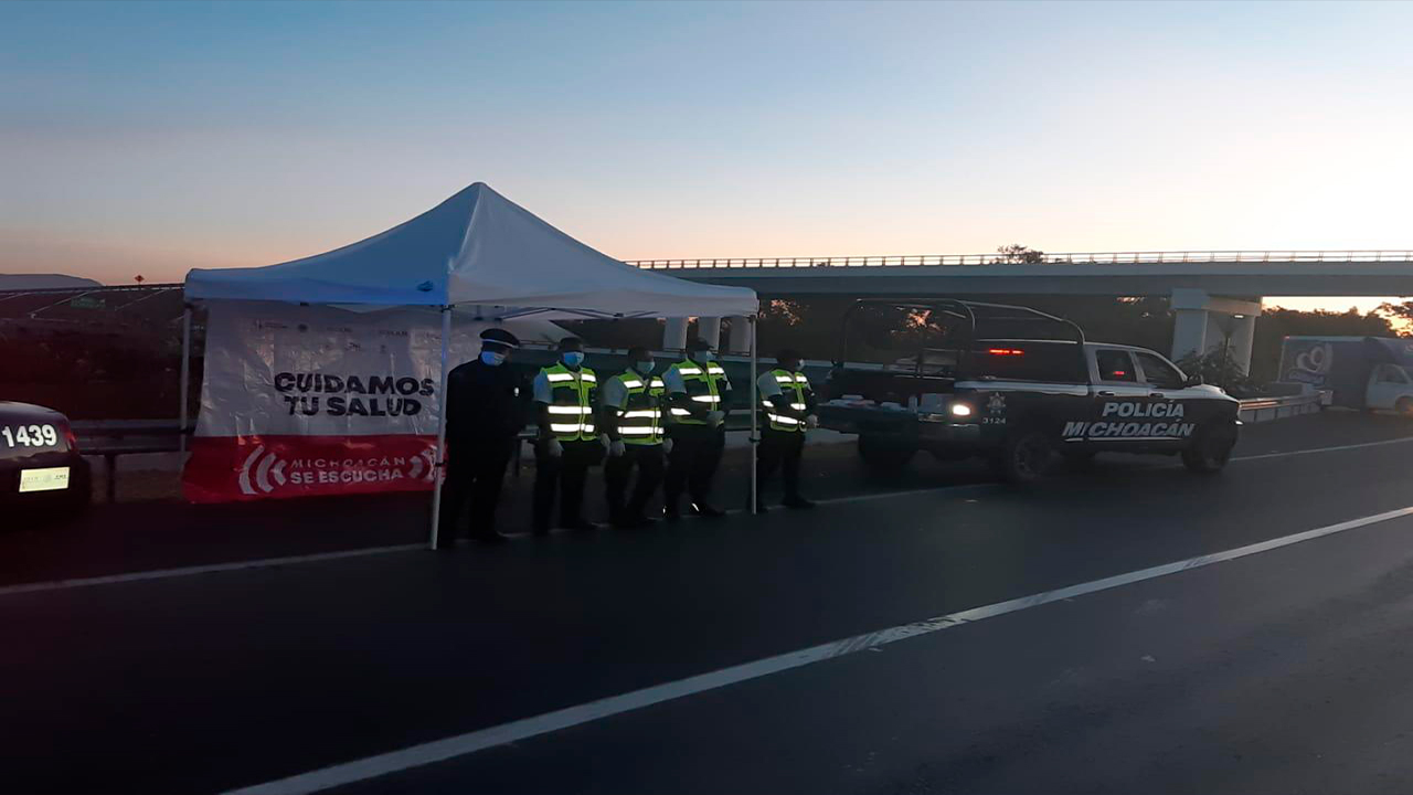 Con filtro sanitario en Briseñas, se fortalecen acciones contra el COVID-19: SSP Con filtro sanitario en Briseñas, se fortalecen acciones contra el COVID-19: SSP