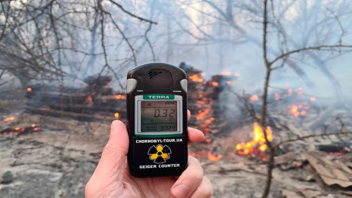 Aumenta la radiación en Chernobyl por incendios forestales