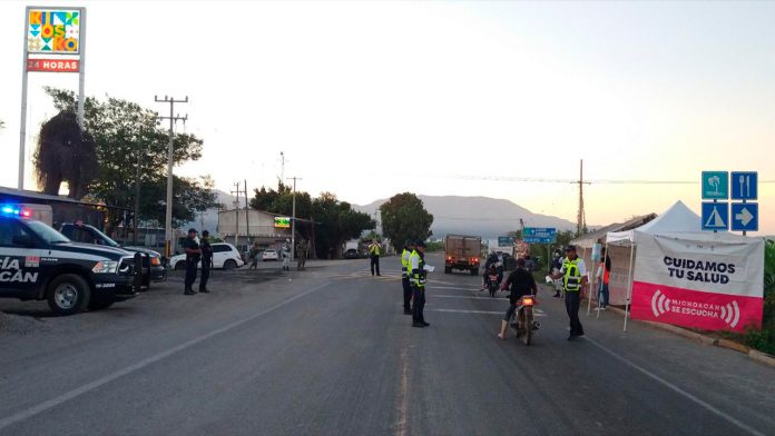 Mantiene SSP labores contra el COVID-19 en Coahuayana