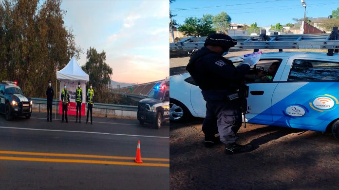 Apoya SSP búsqueda de contagios por COVID-19, con filtros carreteros